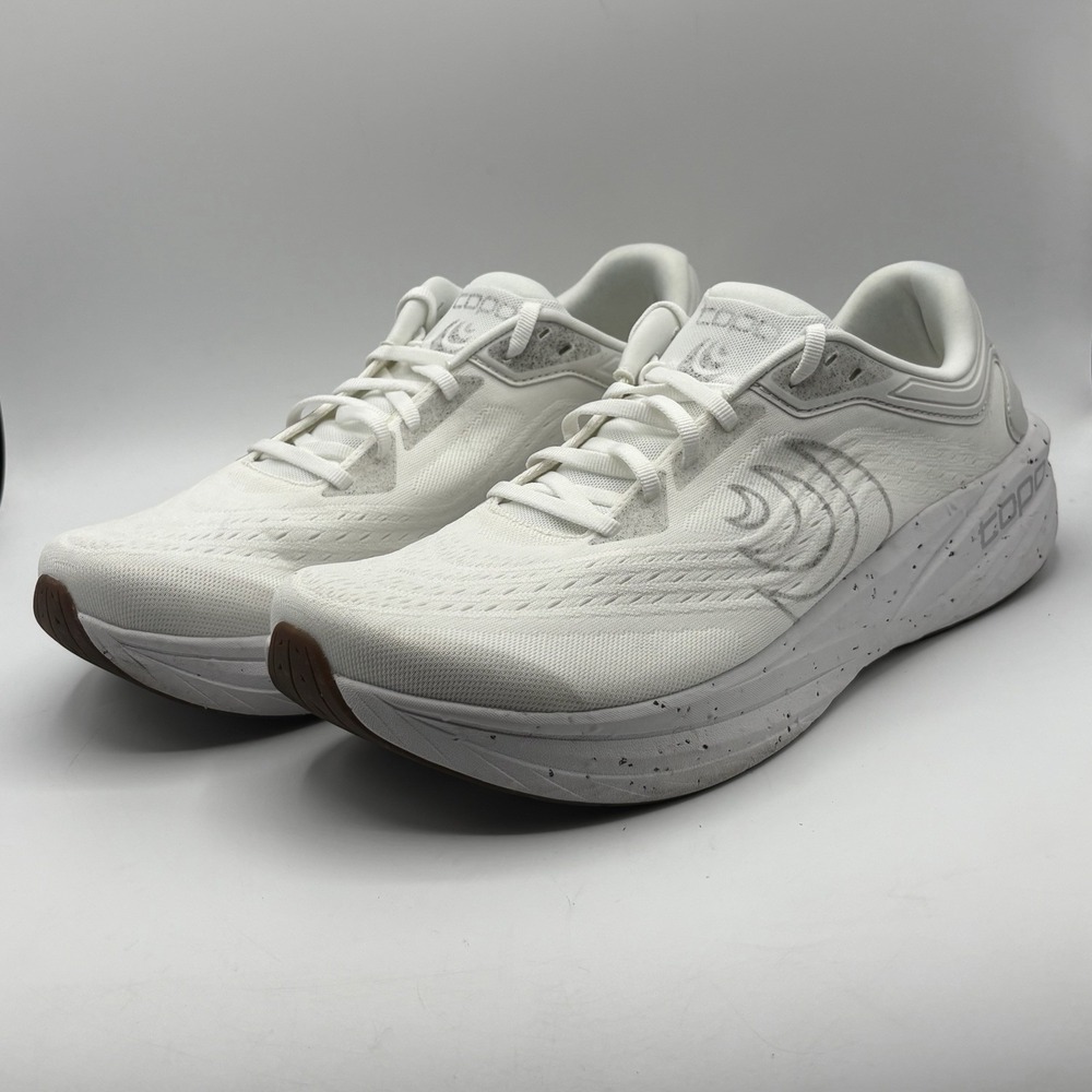 Topo Athletic Phantom 4 Mens Size 12 Salt/Natural White Running Mesh Road Shoes
